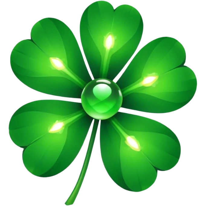 real cosmos star, but with clover, to make star look like lucky star, but main point is star, make it more star like real star emoji, make star with 5 edges emoji