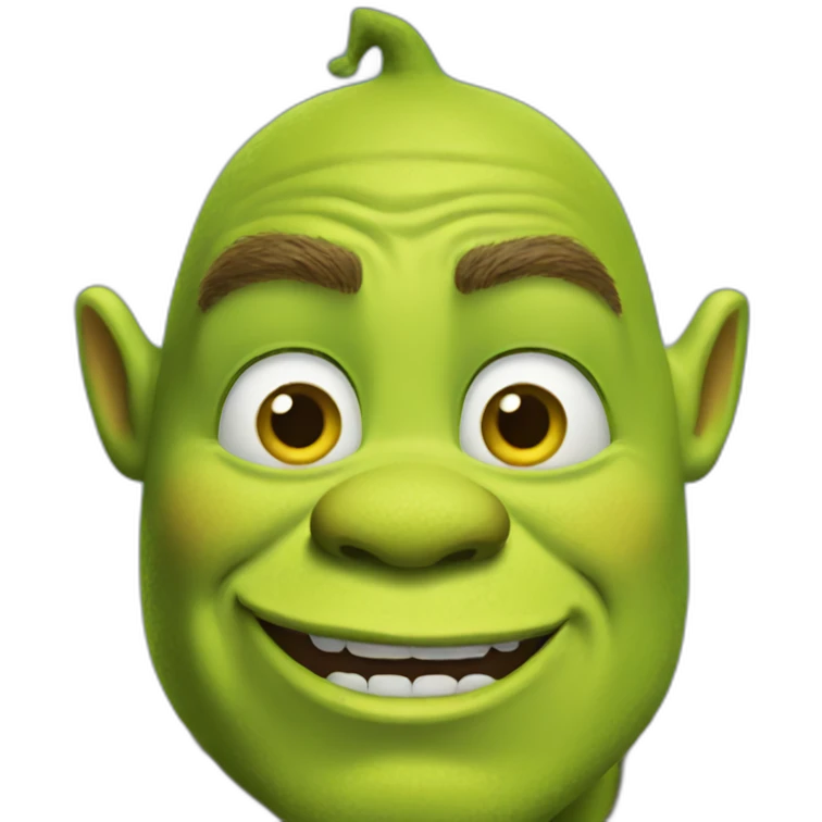 christmas shrek emoji
