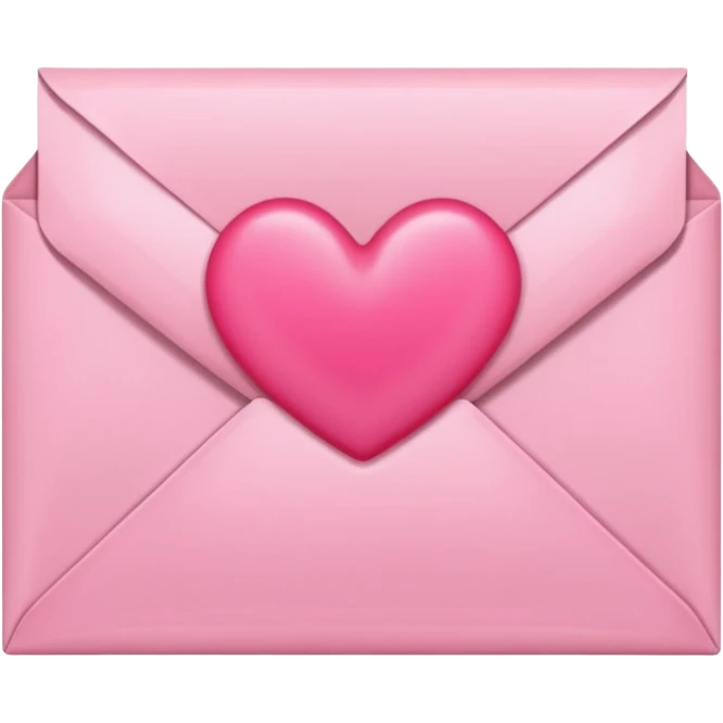 Pink heart envelope  emoji