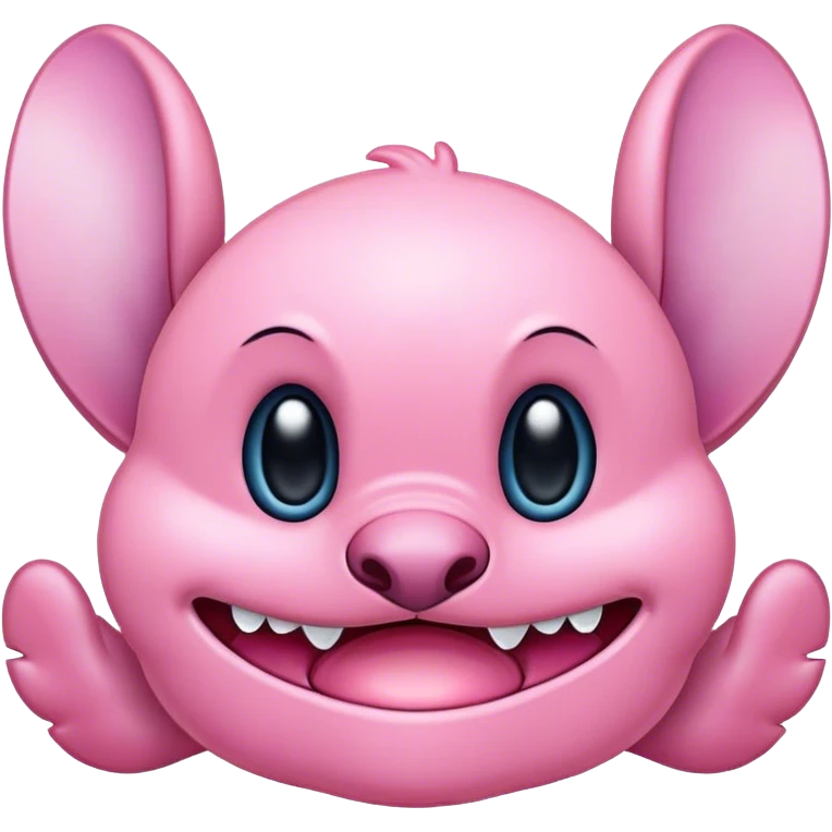 Light pink stitch from lilo and stitch emoji