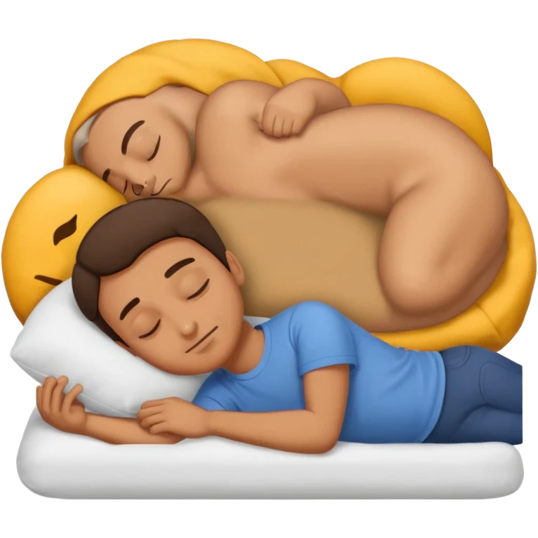 nap time laying down man with z emoji emoji