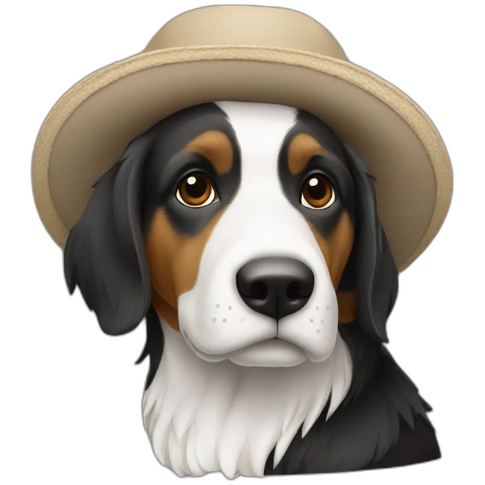 Épagneul breton assis emoji