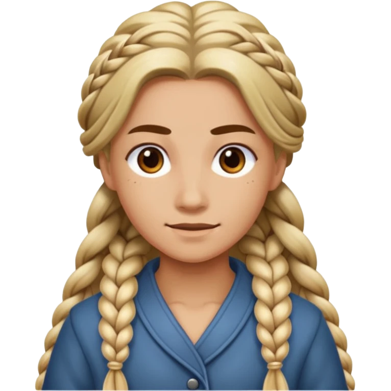 Orga mit langen Zopf emoji