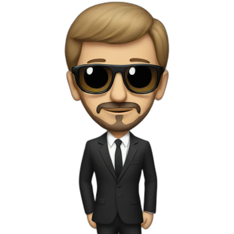 Ringo Starr  in the suit emoji
