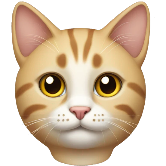 Cat with no whiskers  emoji