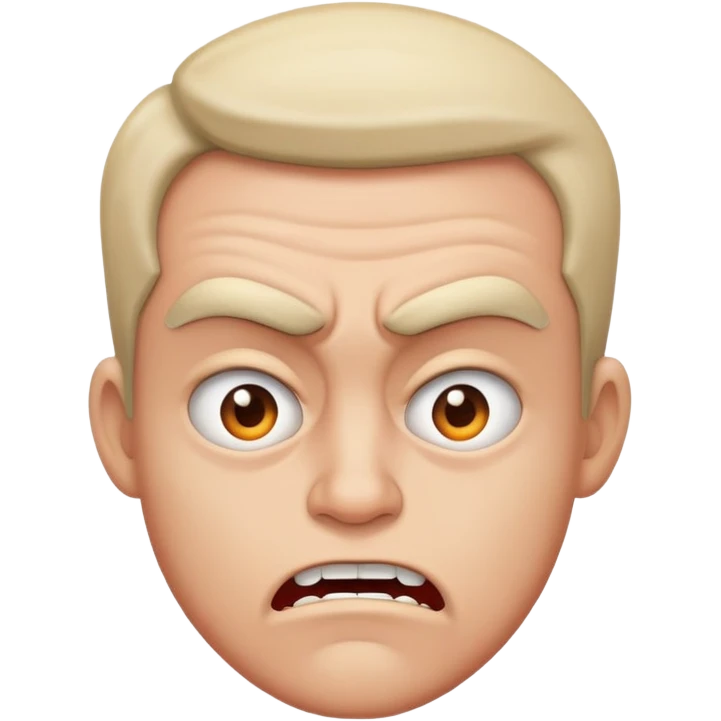 Mad face  emoji