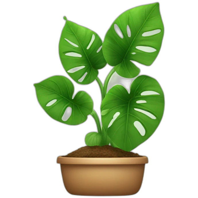 house plant with big leafs emoji