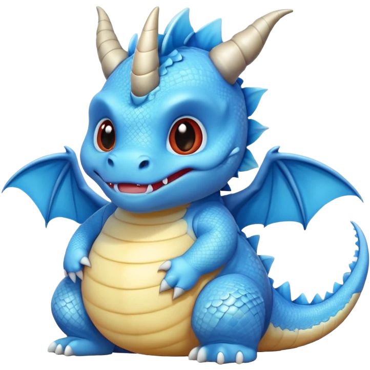 fat choncc baby blue dragon emoji
