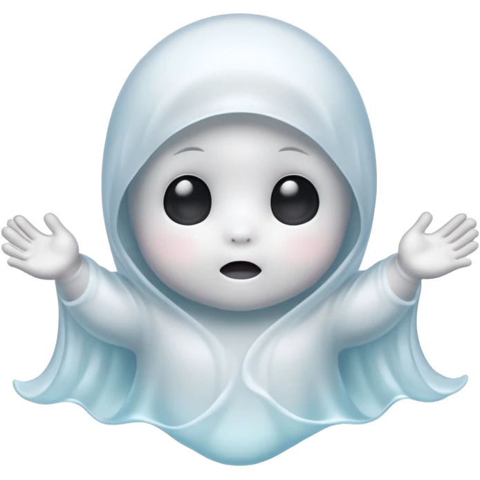 baby ghost face emoji