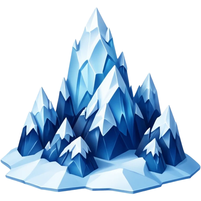 ice mountains emoji