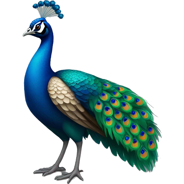 A peacock  emoji