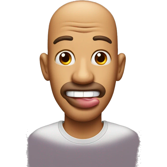 Man sticking out his tongue emoji