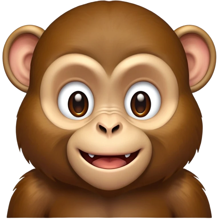 A smirking monkey emoji