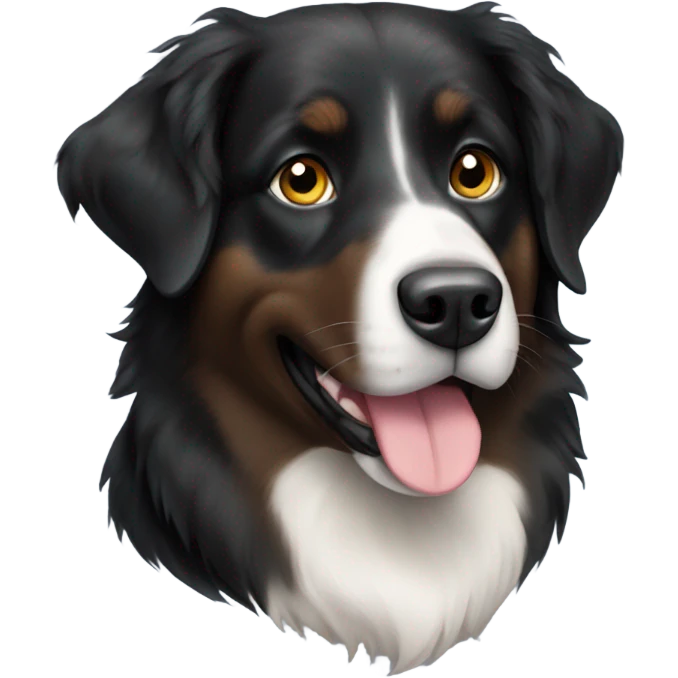 Black lab Australian shepherd  emoji