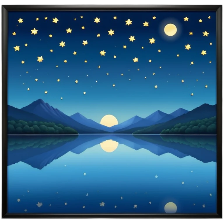 arkansas lake in the night emoji