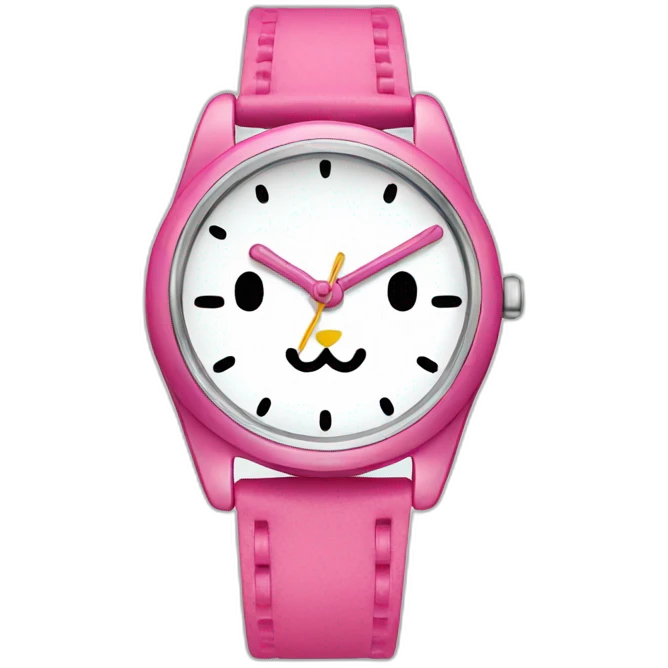 Hello kitty watch emoji