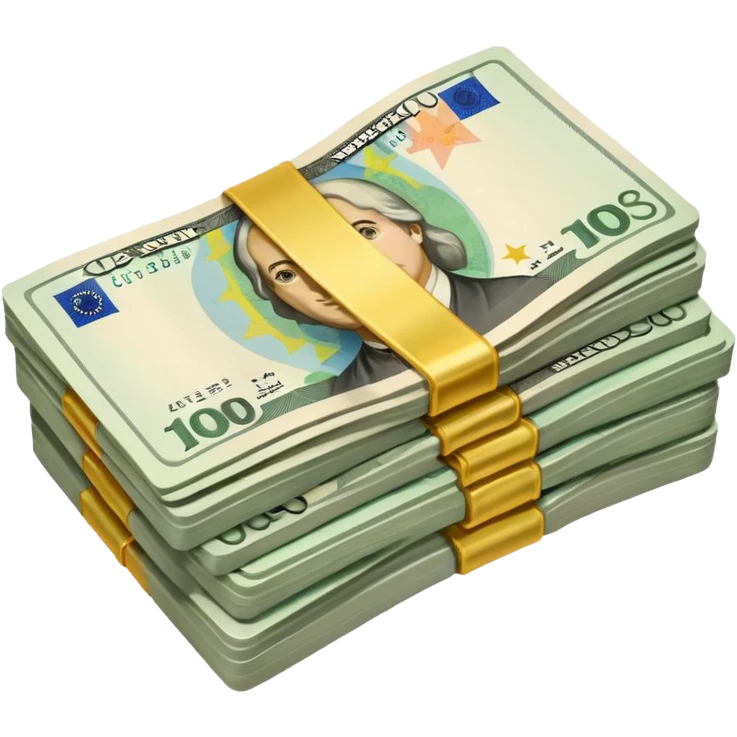 euro bills emoji