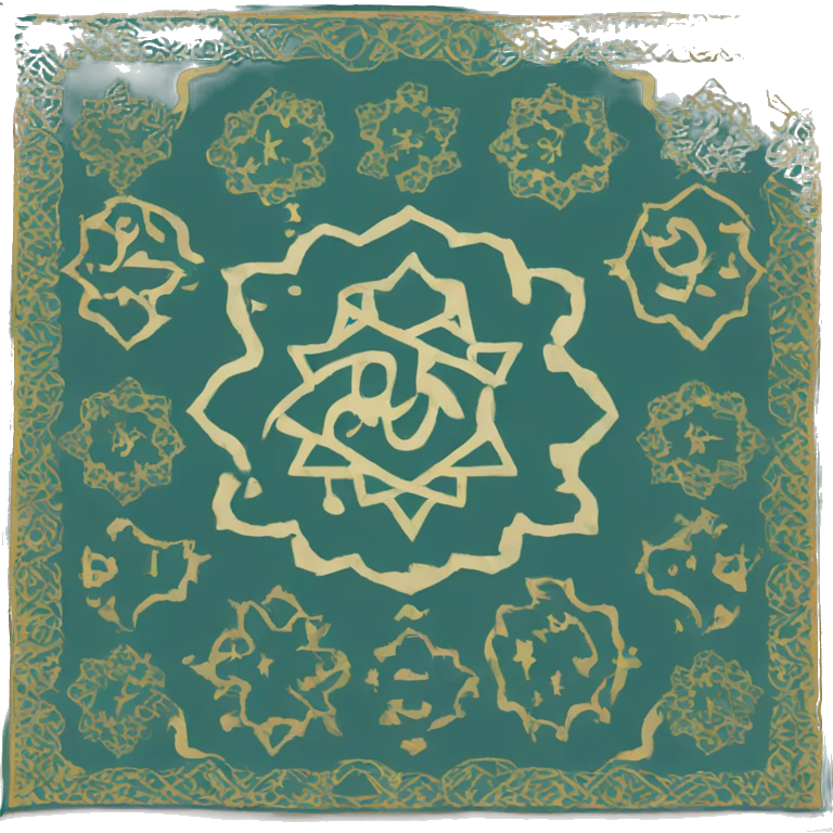 Islamic prayer mat emoji
