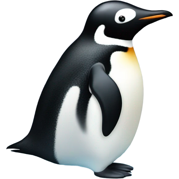 Penguin on ice emoji