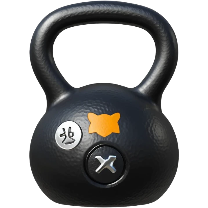 спортивная гиря emoji