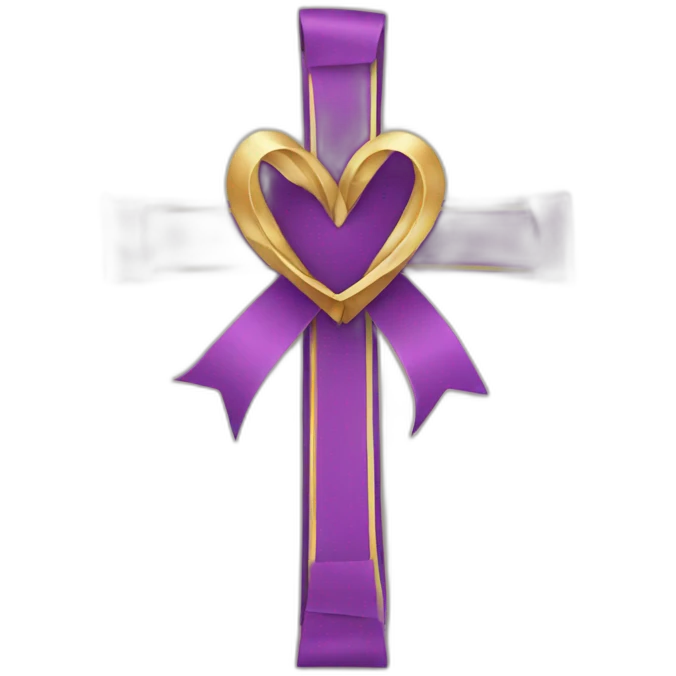 Cross & Ribbon emoji
