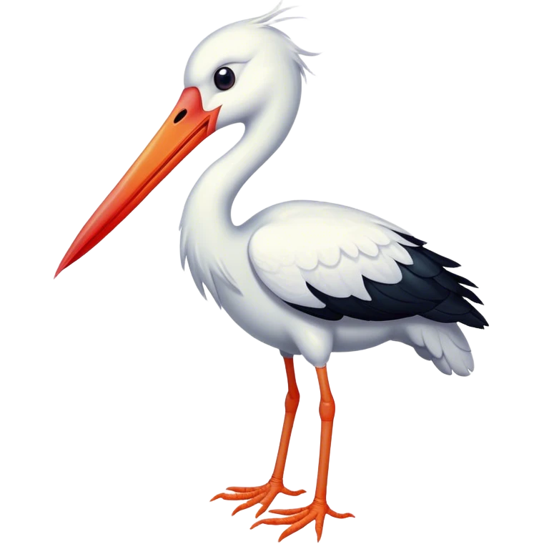 Stork emoji