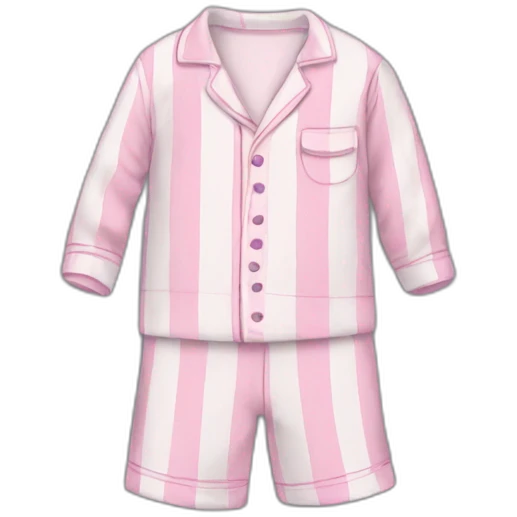 pajamas, folded emoji