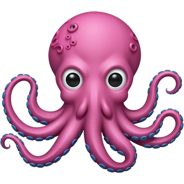 pink octopus face mask emoji