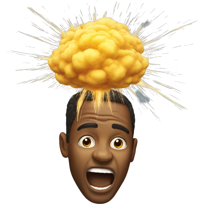 mind blowing emoji exploding head emoji
