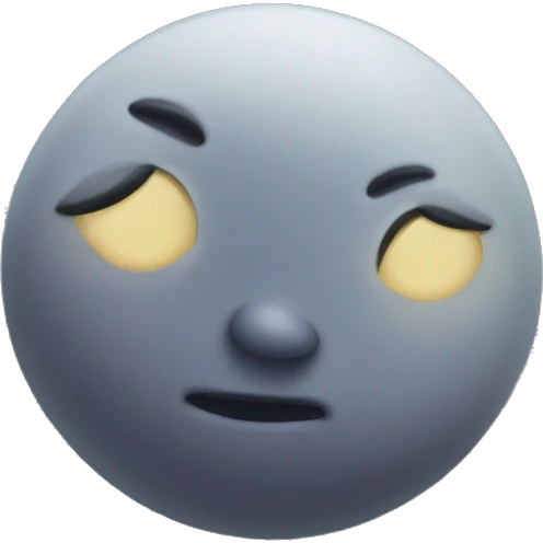 Little moon emoji