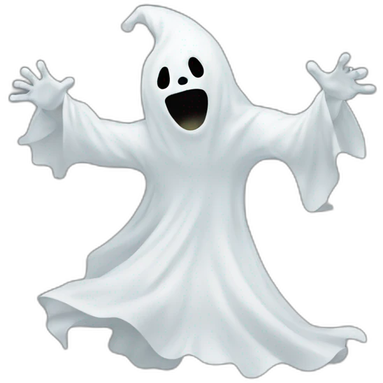 Ghost dancing emoji