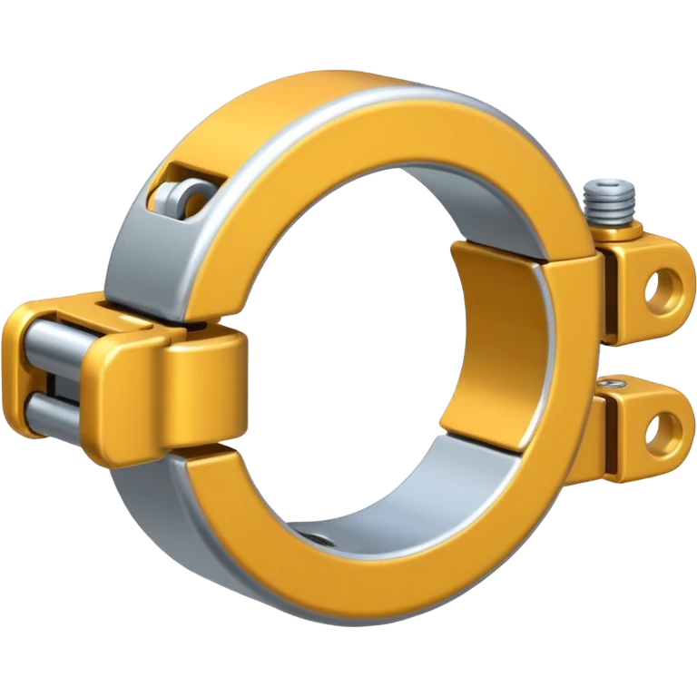 mini metal clamp component. emoji