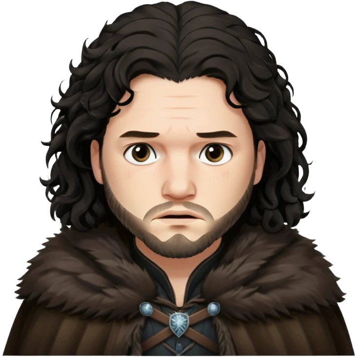 Kut Harrington as Jon Snow  emoji