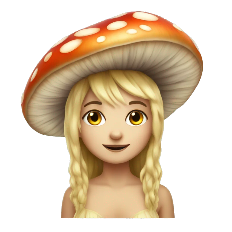 mushroom fairy emoji