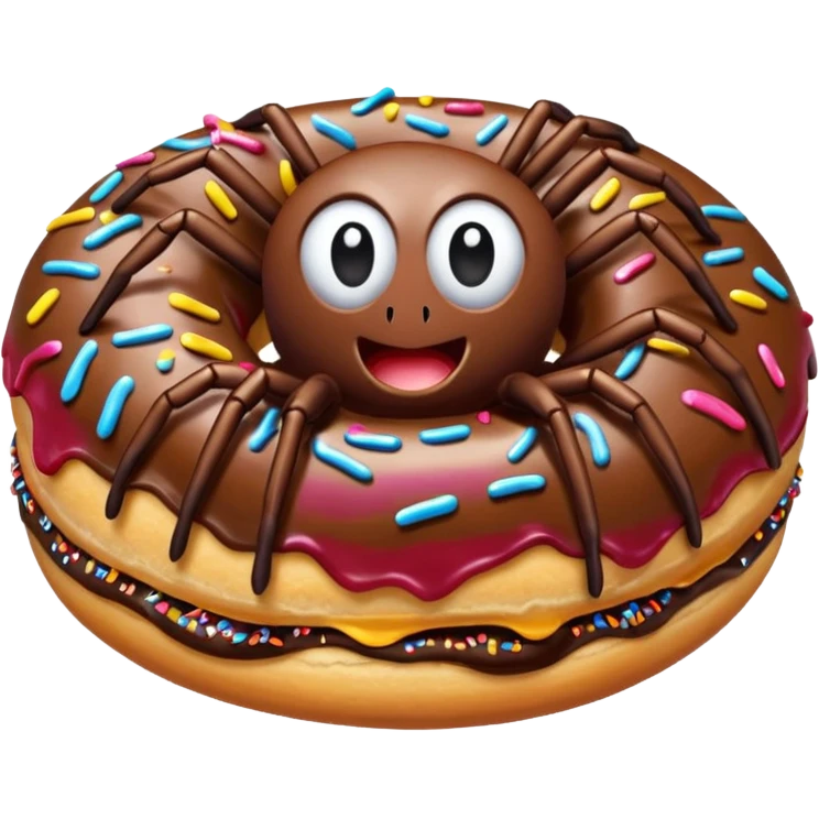 Spider Donut emoji