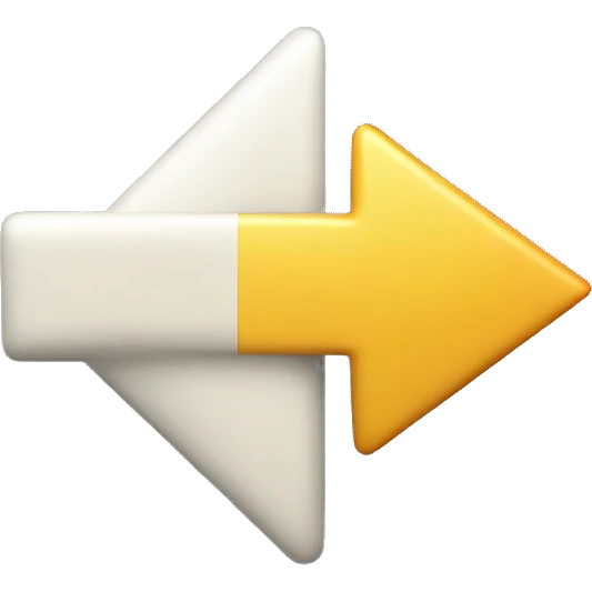top arrow with 3d emoji