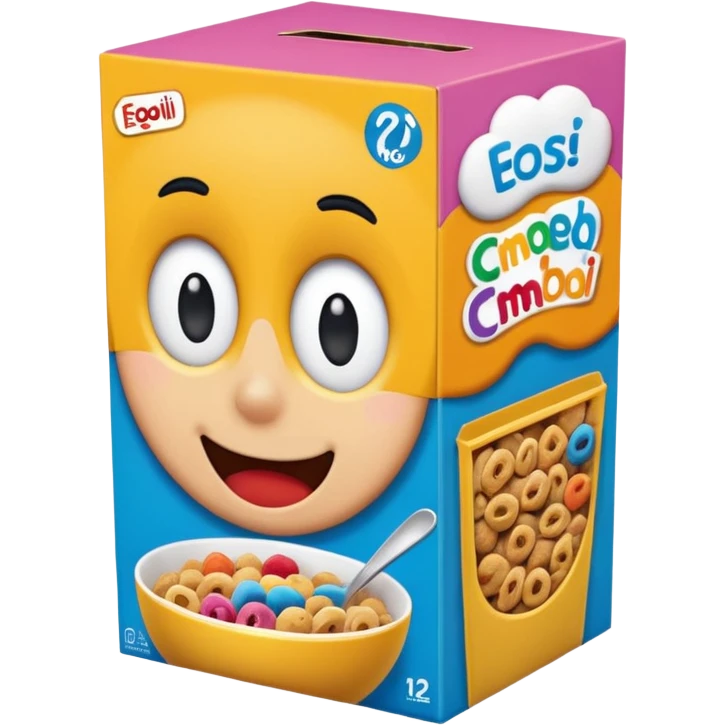 Cereal box emoji