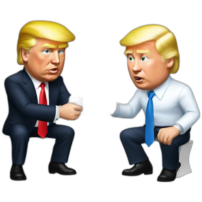 putin selling energy drink to trump emoji