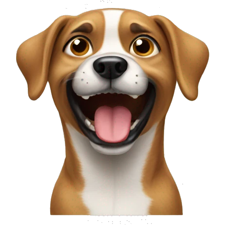 Funny dog  emoji