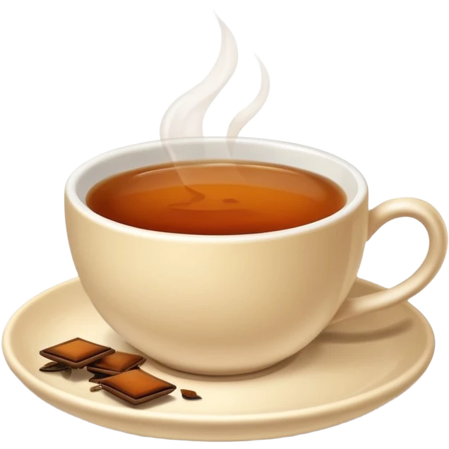  چایی که چایی داخل استکان و نعلبکیرخته شده باشه  emoji