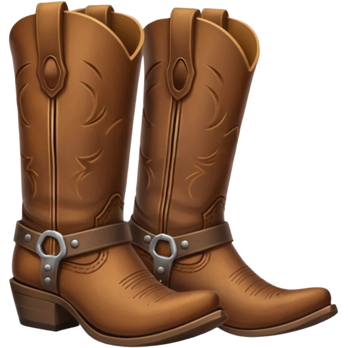 Cowboy boot emoji