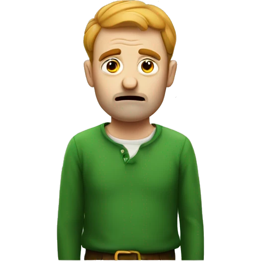 irish sad man emoji