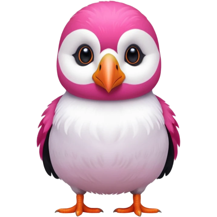 pink puffin emoji
