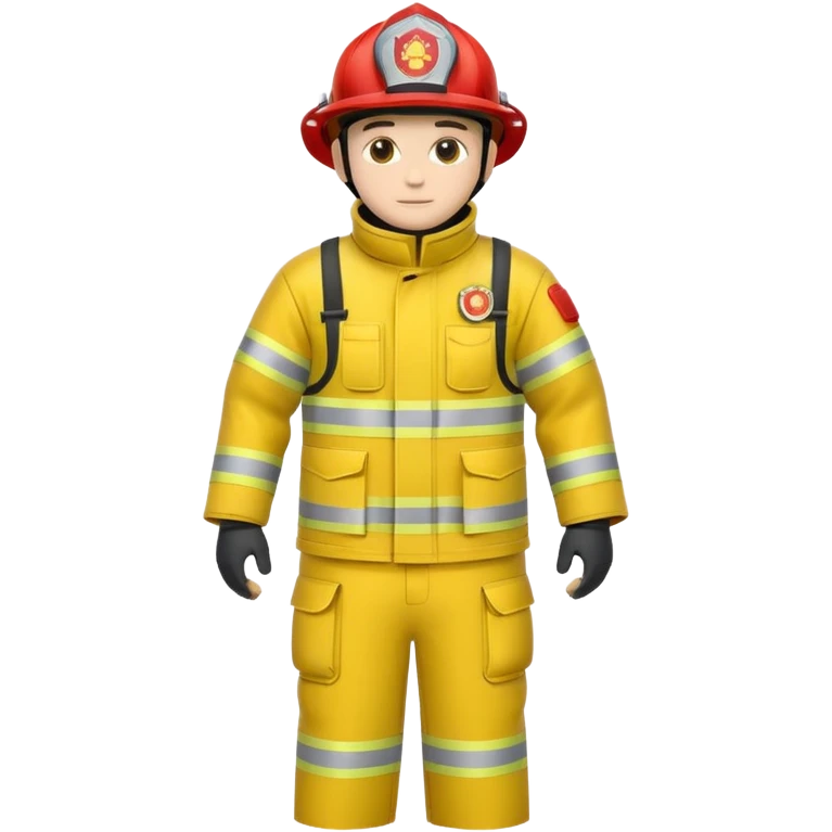 yellow Firefighter Suit emoji