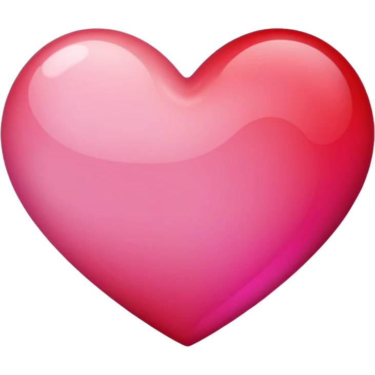 A simple heart emoji ❤️ with gradient colors emoji