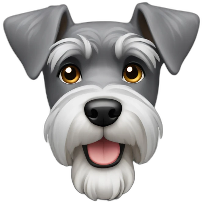 grey schnauzer emoji