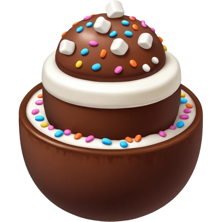dunkin hot cocoa bomb emoji