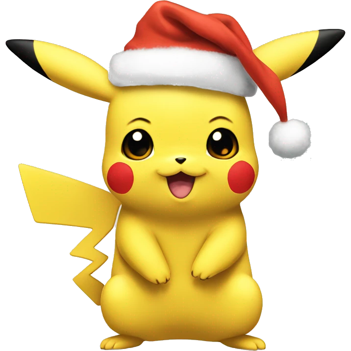 Chrismas pikachu emoji