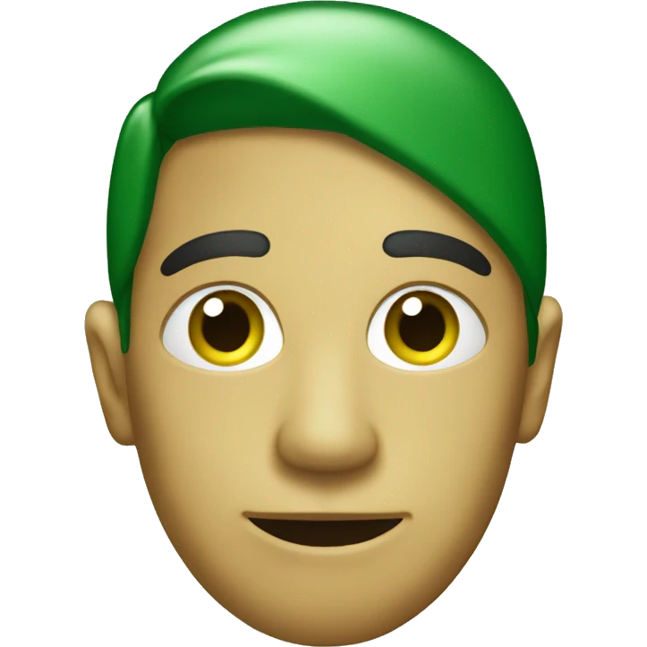 Green and gold christmas emoji
