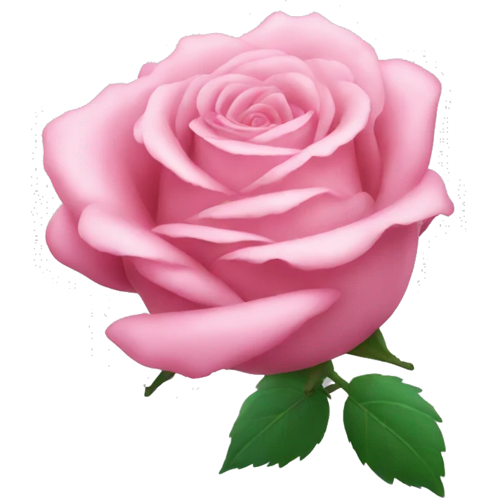 pink rose  emoji